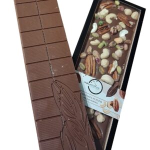 Czekolada mleczna 36,5% mix orzechów 175g – PREMIUM